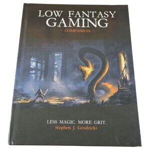 Low Fantasy Gaming Companion Hardcover Stephen J Grodzicki RPG Rulebook OSR LFG